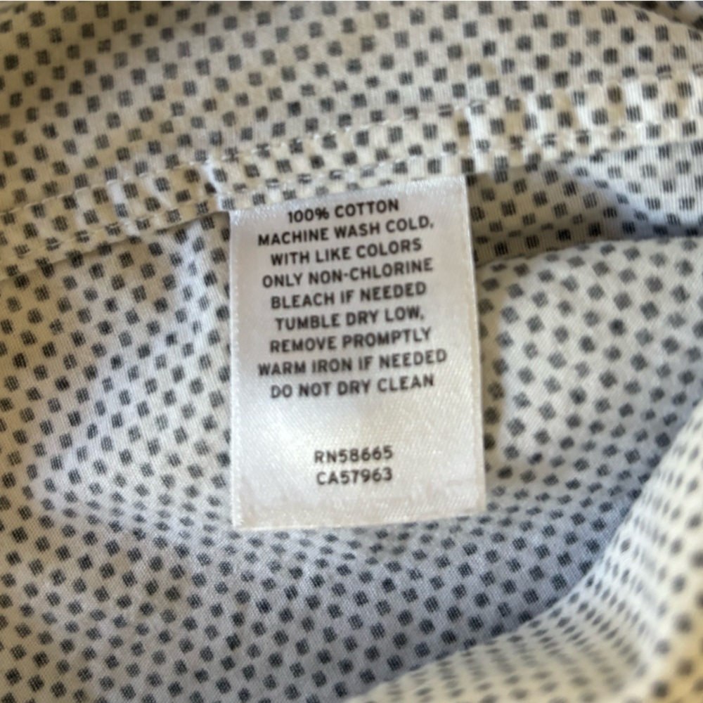 Calibrate Micro Check Oxford in White and Black - Picture 6 of 9